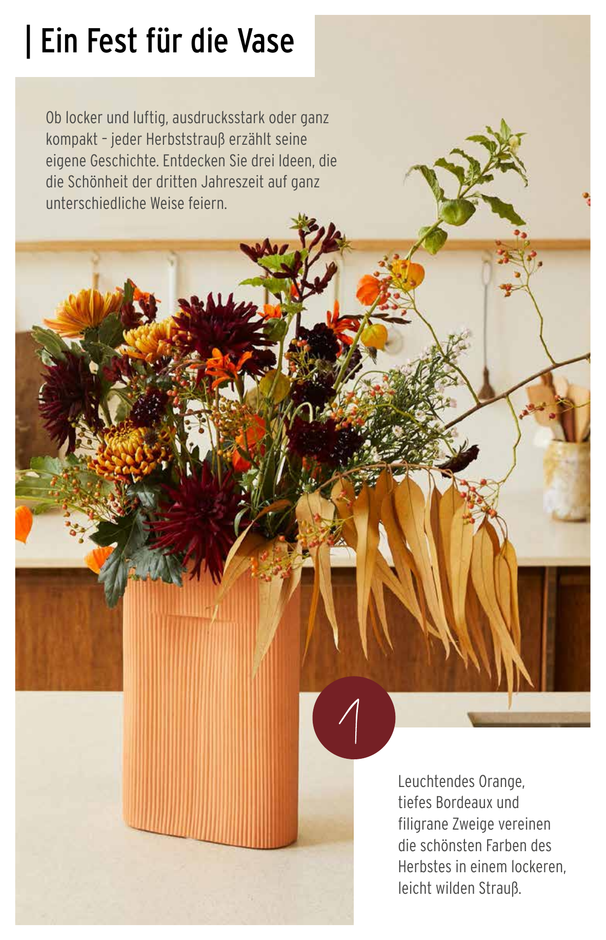 Ein Fest für die Vase